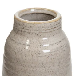 New Wazon Polsy Ceramiczny Bezowy 10,5X10,5X20 Cm Wazony I Donice