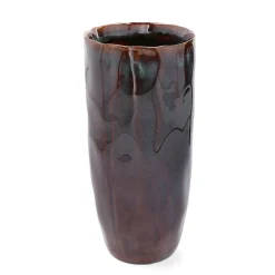 Outlet Wazon Rona Ceramiczny Granatowy 10X10X24 Cm Wazony I Donice