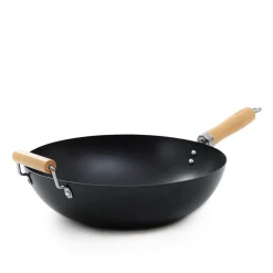 New Wok Sydney Z Drewniana Raczka 32 Cm Patelnie