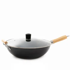 New Wok Sydney Z Drewniana Raczka 32 Cm Patelnie