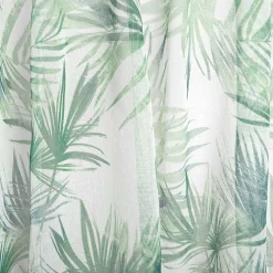 Discount Zaslona Dail W Zielone Liscie 140X250 Cm Zasłony I Firany