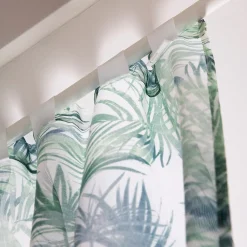 Discount Zaslona Dail W Zielone Liscie 140X250 Cm Zasłony I Firany