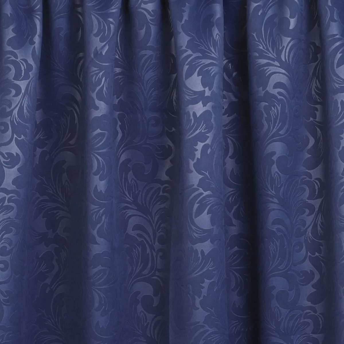 Online Zaslona Elisi Z Wytlaczanym Wzorem Granatowa 140X250 Cm Zasłony I Firany