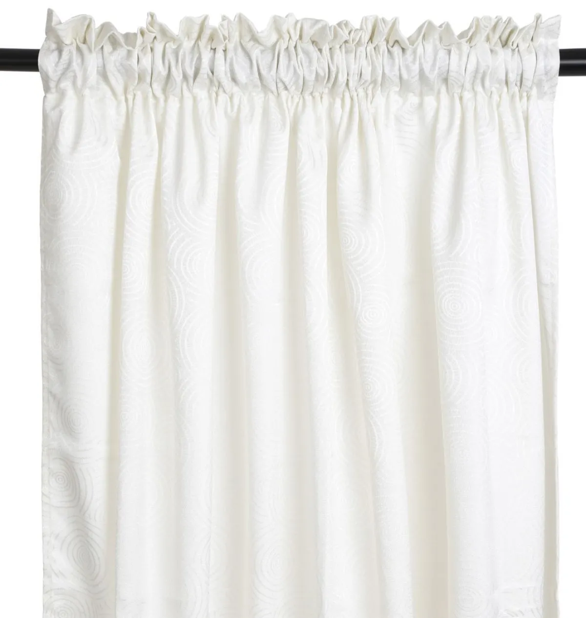 Shop Zaslona W Delikatny Wzor Ecru Tora 140X250 Cm Zasłony I Firany