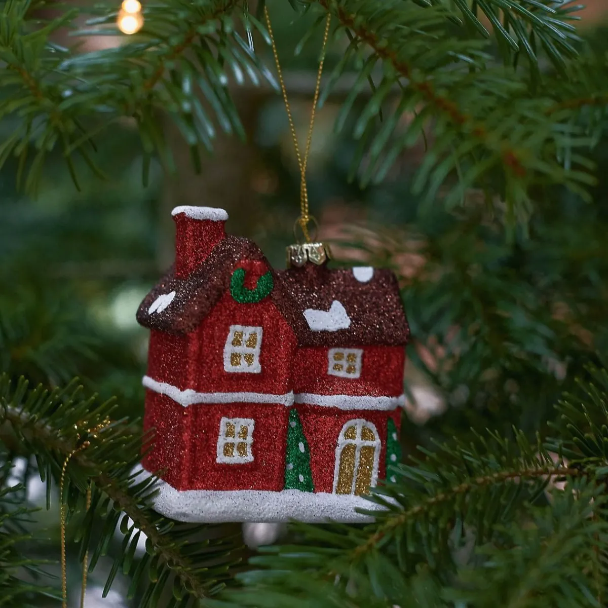 Discount Zawieszka Evi Red Domek 8 Cm Ozdoby Ścienne I Wiszące