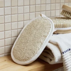 Fashion Zestaw Akcesoriow Do Pielegnacji Ciala Wellness 7 Szt 30X30X6 Cm Szczotki I Gąbki Do Kąpieli