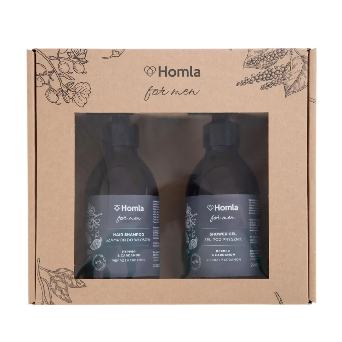 Best Zestaw Dla Mezczyzn Men`S Cosmetics Set Pepper & Cardamon Pieprz I Kardamon Kosmetyki Do Kąpieli