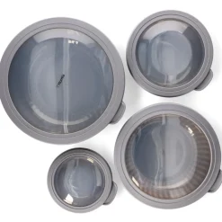 Fashion Zestaw Easy Cook Misek Z Pokrywkami 4 Szt Miski Kuchenne