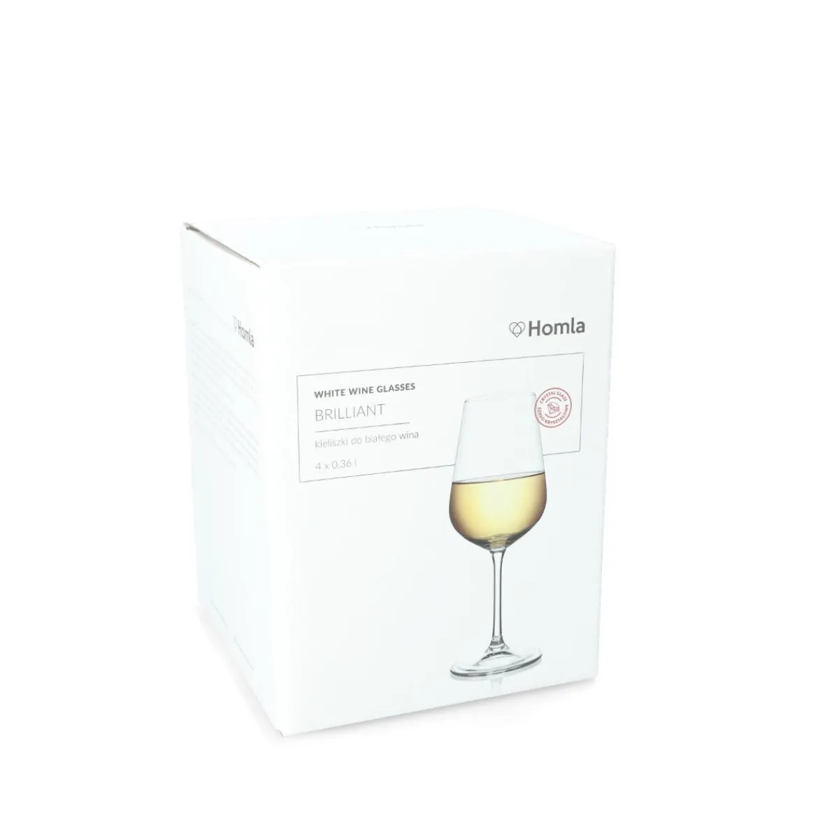 Best Sale Zestaw Kieliszkow Brilliant Do Wina Bialego, 4 Szt. 0.36 Naczynia Ogródowe I Piknikowe