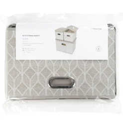 Flash Sale Zestaw Koszy Do Przechowywania Nola Bezowych 1X39X27X17 Cm 2X18X26X17 Cm Kosze I Koszyki