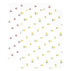 Cheap Zestaw Scierek Kuchennych Cherrine W Wisnie I Cytryny 2*45X65 Cm Ścierki Kuchenne