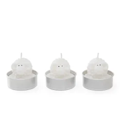Flash Sale Zestaw Swiec Wielkanocnych Arie Biale Baranki 3 Szt Świece Dekoracyjne