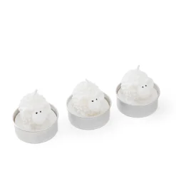 Flash Sale Zestaw Swiec Wielkanocnych Arie Biale Baranki 3 Szt Świece Dekoracyjne