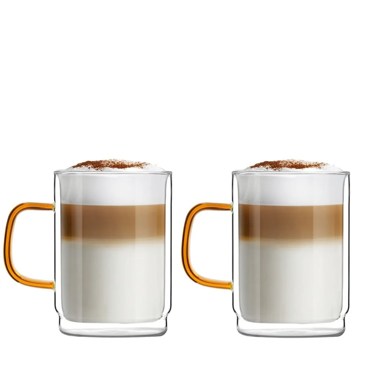 Outlet Zestaw Szklanek Amber Z Podwojna Scianka 2 Szt. 350 Ml Naczynia Ogródowe I Piknikowe