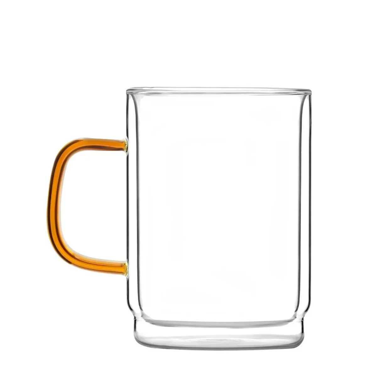 Outlet Zestaw Szklanek Amber Z Podwojna Scianka 2 Szt. 350 Ml Naczynia Ogródowe I Piknikowe