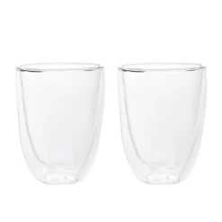 Cheap Zestaw Szklanek Cembra Modern Geometryczne Z Podwojna Scianka, 2 Szt. 0,28 L Naczynia Ogródowe I Piknikowe