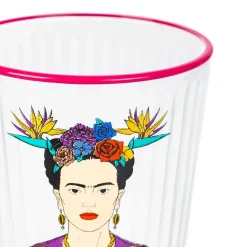 Online Zestaw Szklanek Frida Kahlo Fuksjowych, 2 Szt. 0.38 Szklanki