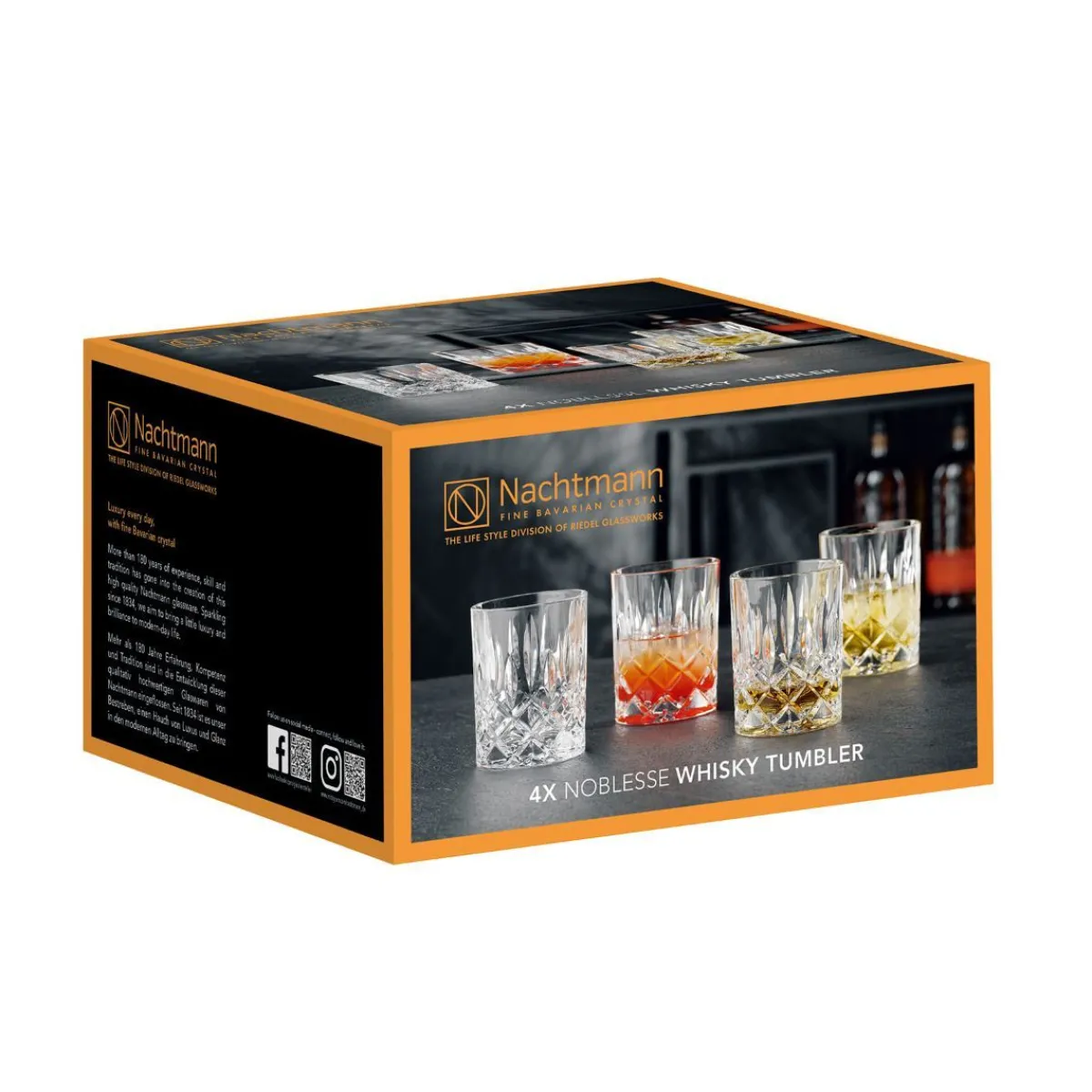 Online Zestaw Szklanek Noblesse Do Whisky Tumbler 4 Szt. 0,295 L Naczynia Ogródowe I Piknikowe